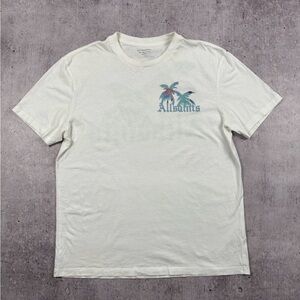 All Saints Off-White Palm Tree Tee